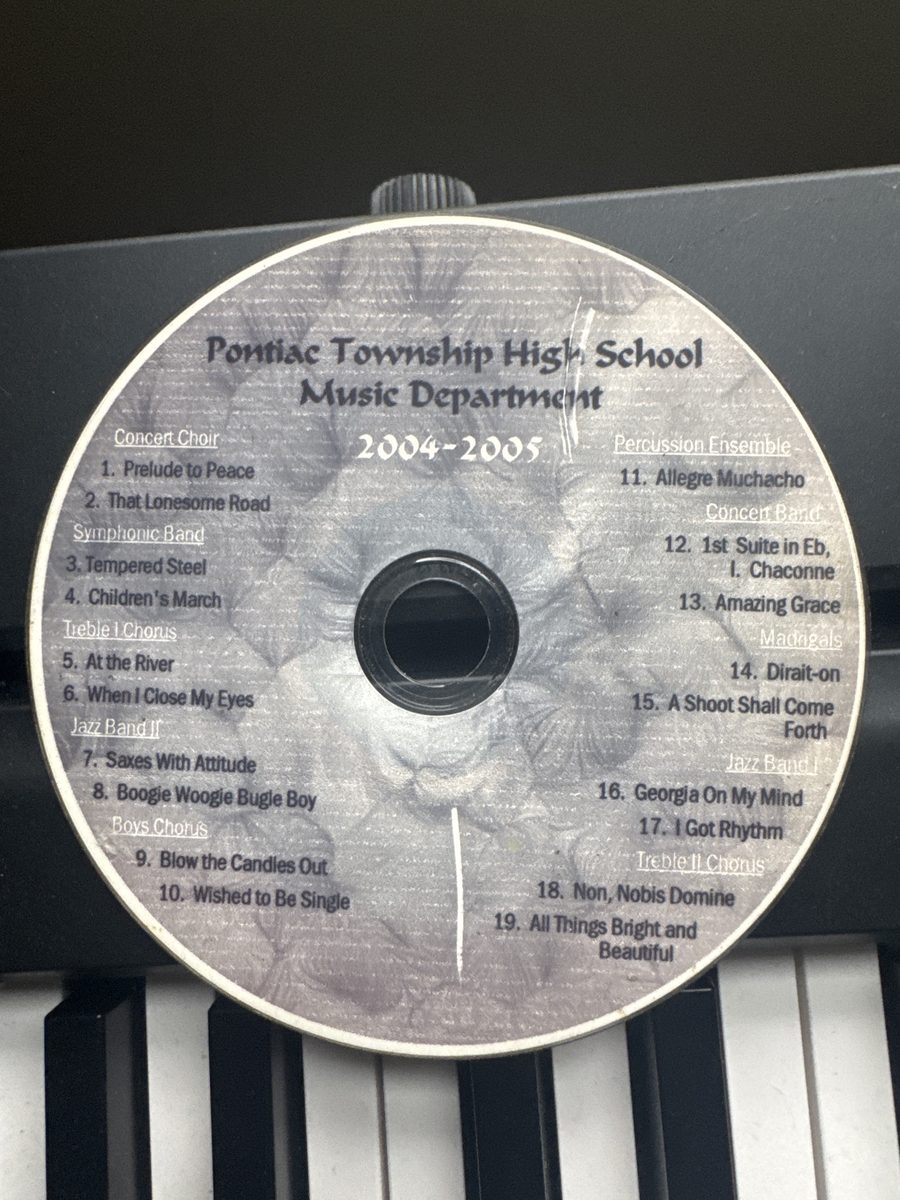 Disc label: PTHS Music Department 2004–2005