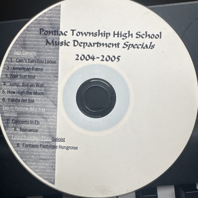 Disc label: PTHS Music Department Specials 2004–2005